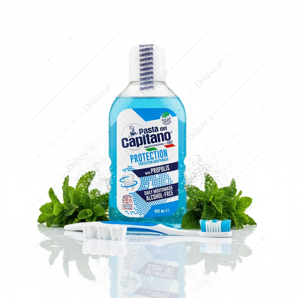 دهان شویه محافظ دندان پروپولیس کاپیتانو 400 میلی‌لیتر